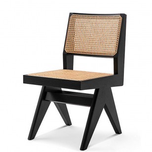 國會大廈複合椅/簡約實木餐椅現代編藤椅子