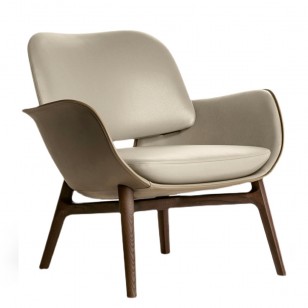 瑪莎扶手椅簡約現代實木腳設計休閑單人梳化椅子