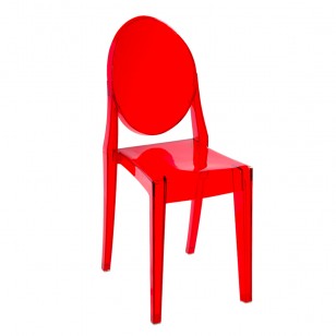 維多利亞幽靈魔鬼椅/透明餐椅洽談椅塑料PC椅子可堆疊放