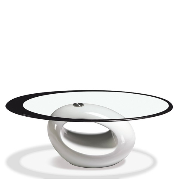 迪拜茶几大孔幾桌簡約現代設計師橢圓玻璃邊幾