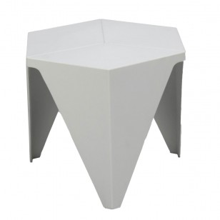 棱鏡茶幾/設計師創意塑料三角凳邊幾六角桌小角