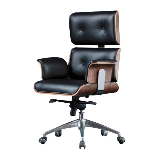 Armadillo Chair 犰狳辦公椅設計師彎木真皮大班老闆椅升降電腦椅