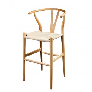 Y Bar Chair Y字吧椅/北歐設計師創意實木高腳凳酒吧椅