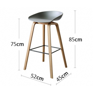 阿布吧椅設計師簡約創意時尚高腳酒吧椅