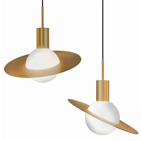 Saturne Lamp土星吊燈/簡約輕奢家用金屬餐廳吊燈