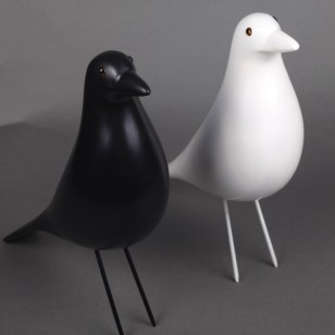 Eames House Bird 伊姆斯小鳥簡約創意全實木飾品擺件