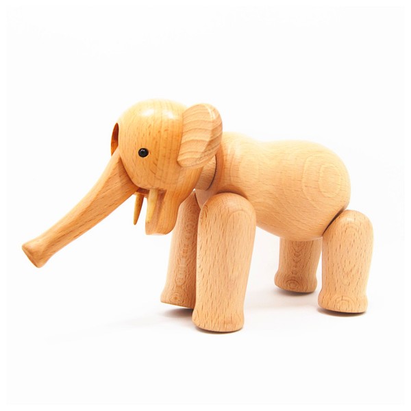 Wooden Elephant實木大象木偶簡約設計師創意擺件飾品