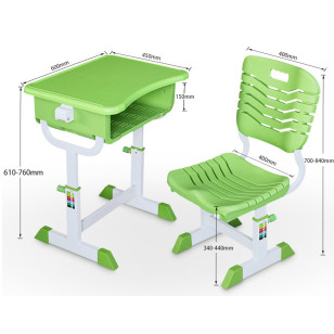中小學生課桌椅 學校輔導班培訓班單人可升降課桌