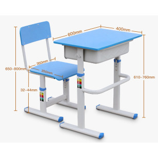 培訓桌輔導班升降單人校園家用寫字桌套裝