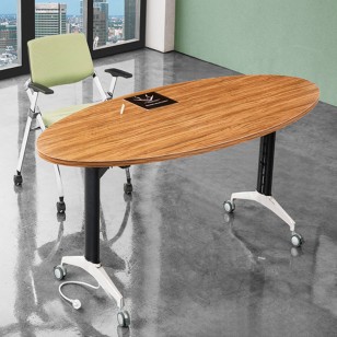 (訂製款)可移動橢圓培訓桌/首長桌/小型會議桌