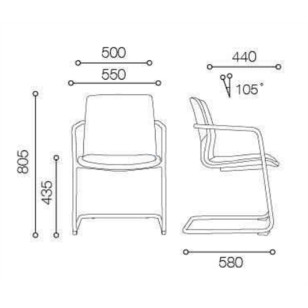 簡約靠背椅休閒椅接待椅
