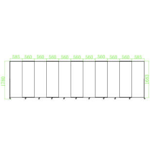 大型可移動屏風