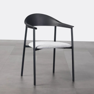 現代簡約布墊休閒椅