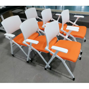 商業風可折疊培訓椅辦公椅