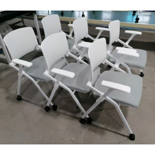 商業風可折疊培訓椅辦公椅