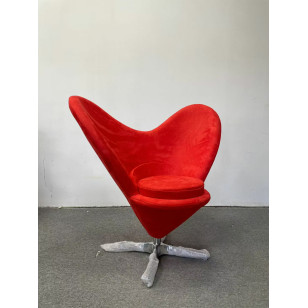 北歐風簡約心形單人沙發