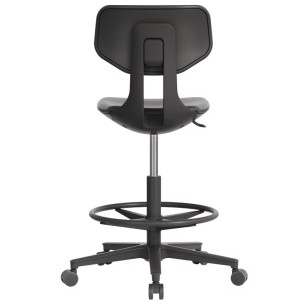 帶滑輪腳踏可旋轉辦公椅
