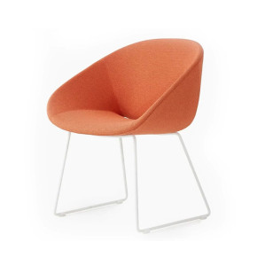 北歐風簡約軟墊休閒椅