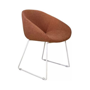 北歐風簡約軟墊休閒椅