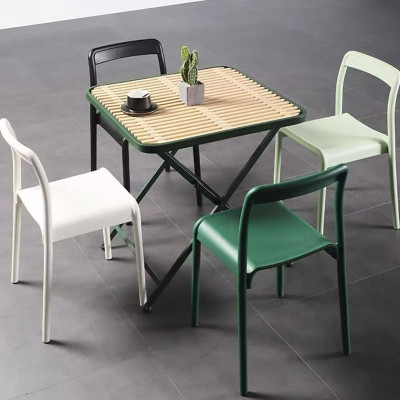 簡約北歐風鏤背休閒椅