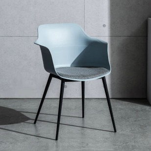 簡約北歐風布墊休閒椅