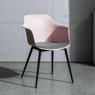 簡約北歐風布墊休閒椅