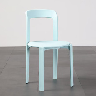 簡約北歐風靠背圓凳休閒椅