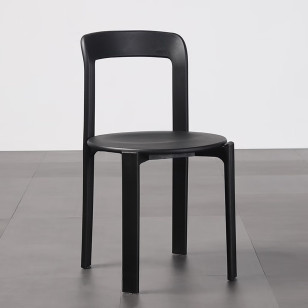 簡約北歐風靠背圓凳休閒椅