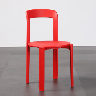 簡約北歐風靠背圓凳休閒椅