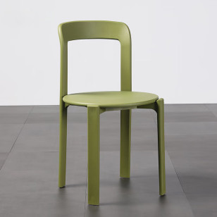 簡約北歐風靠背圓凳休閒椅