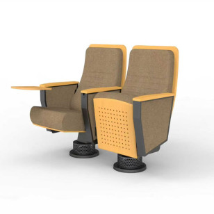 高級帶手寫板禮堂椅會議椅