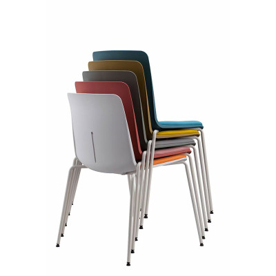 簡約直腳布藝軟墊休閒椅