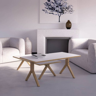 簡約木質餐桌茶几