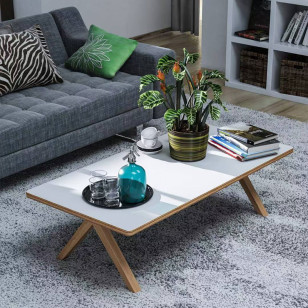 簡約木質餐桌茶几