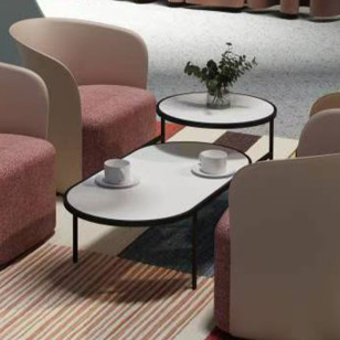 簡約高低檯茶几