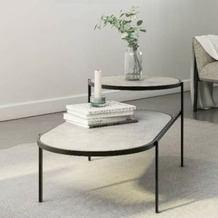 簡約高低檯茶几