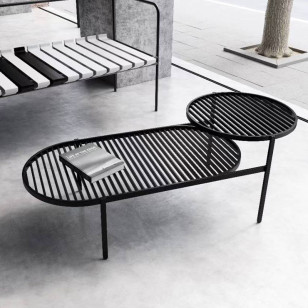 簡約高低檯茶几