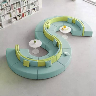 創意扇形組合式多人沙發