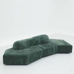 簡約歐美風灰色多人組合沙發