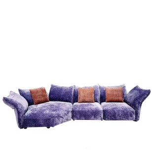 歐美風L型多人組合沙發