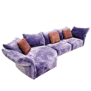 歐美風L型多人組合沙發