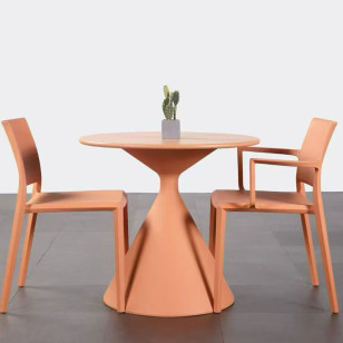 歐美風創意圓形茶几