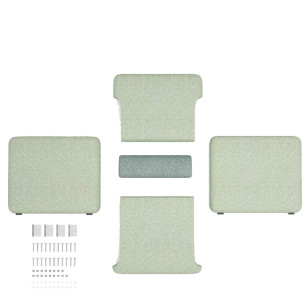 簡約布藝單人多人沙發