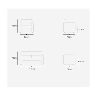 簡約布藝單人多人沙發