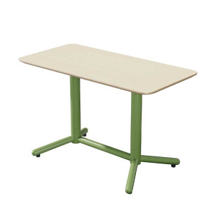 簡約四叉腳長方桌