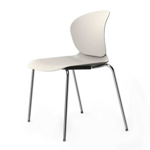 簡約不鏽鋼腳可堆疊休閒椅