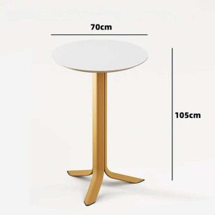 簡約φ70*H105cm圓面咖啡桌