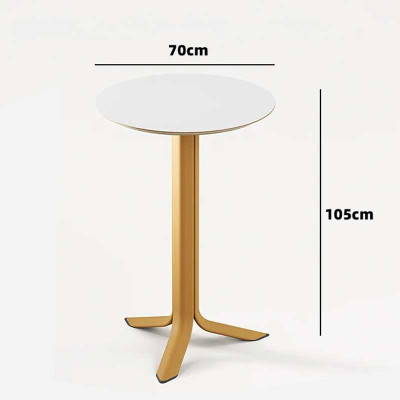 簡約φ70*H105cm圓面咖啡桌