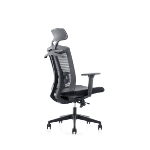 搖擺斜躺金屬絲網扶手椅帶3D可調臂辦公椅