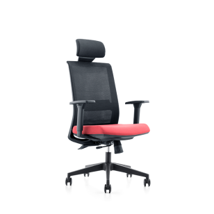 鍍鉻底座黑色網狀接待會議訪客椅